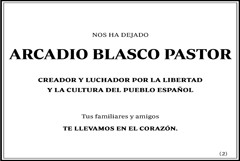 Arcadio Blasco Pastor
